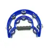 Half Moon Tambourine Double Row Percussion 